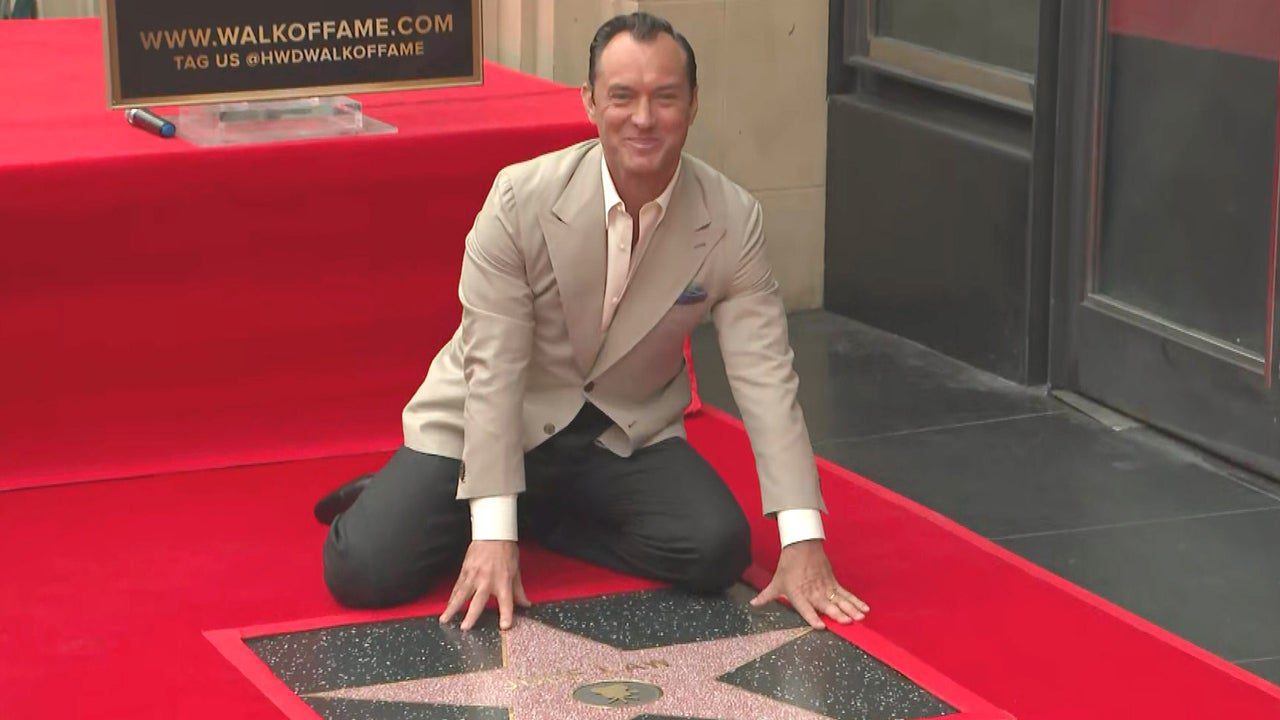 Jude Law Responds to Heckler at Walk of Fame Ceremony