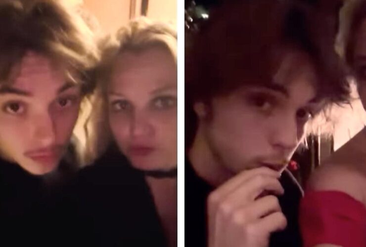 Watch Britney Spears Reunite With 18-Year-Old Son Jayden for Christmas