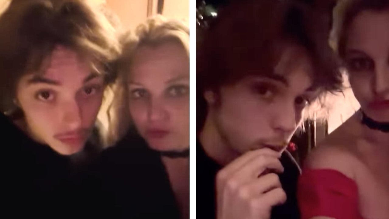 Watch Britney Spears Reunite With 18-Year-Old Son Jayden for Christmas