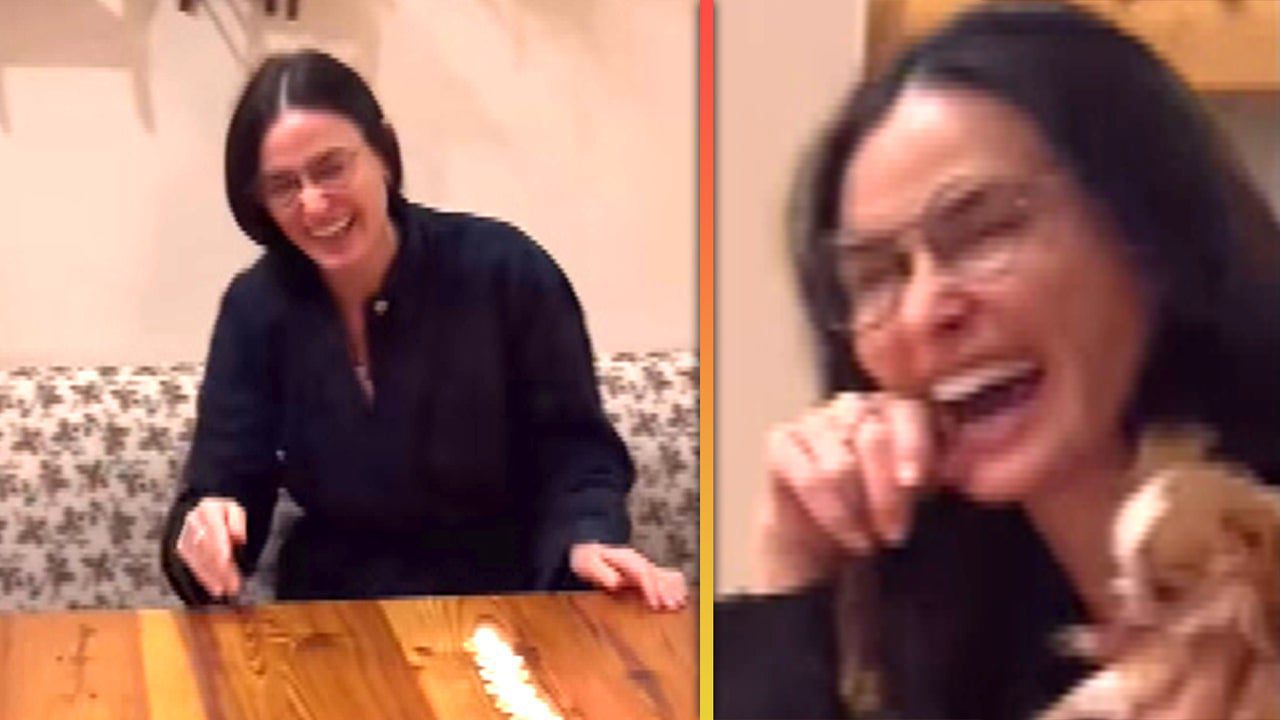 Demi Moore’s Family Can’t Stop Laughing Over Viral Holiday Tealight Candle Challenge