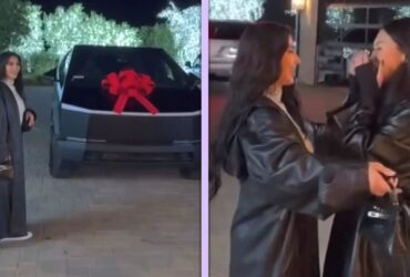 Kim Kardashian Surprises BFF Tracy Romulus With Tesla Cybertruck on Her Birthday