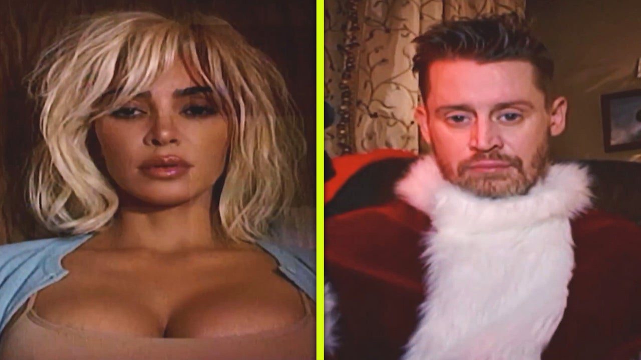 Kim Kardashian Releases Bizarre ‘Santa Baby’ Music Video With Macaulay Culkin