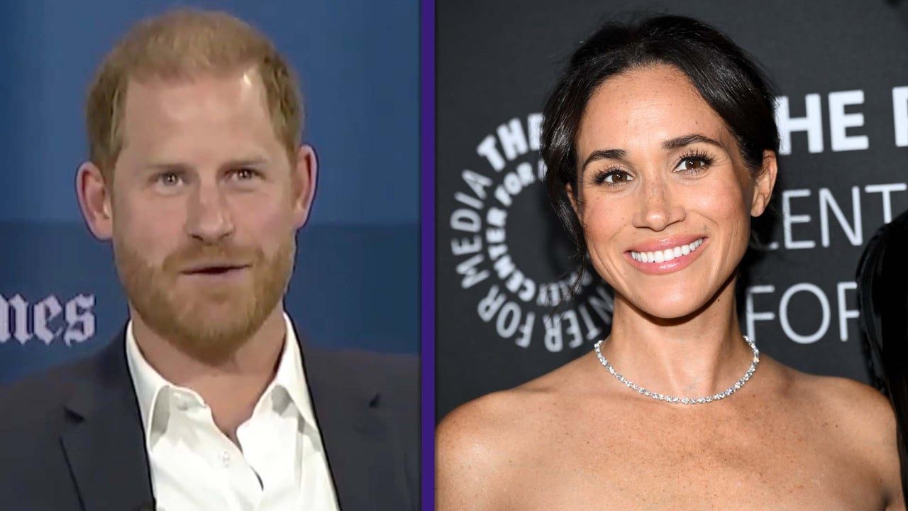 Watch Prince Harry Respond to Divorce Rumors as Meghan Markle Steps Out Solo