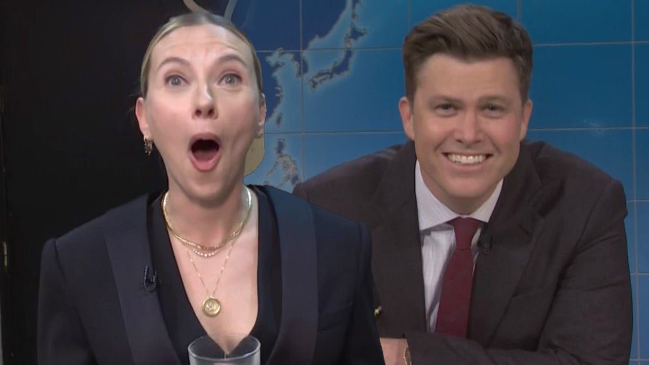 ‘SNL’: Scarlett Johansson Reacts to Colin Jost and Michael Che’s 2024 Joke Swap