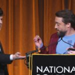 Watch Kieran Culkin Give Jesse Eisenberg His Gum Mid-Speech!