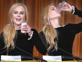 Watch Nicole Kidman Chug Entire Glass of Milk During ‘Babygirl’ Award Acceptance Speech