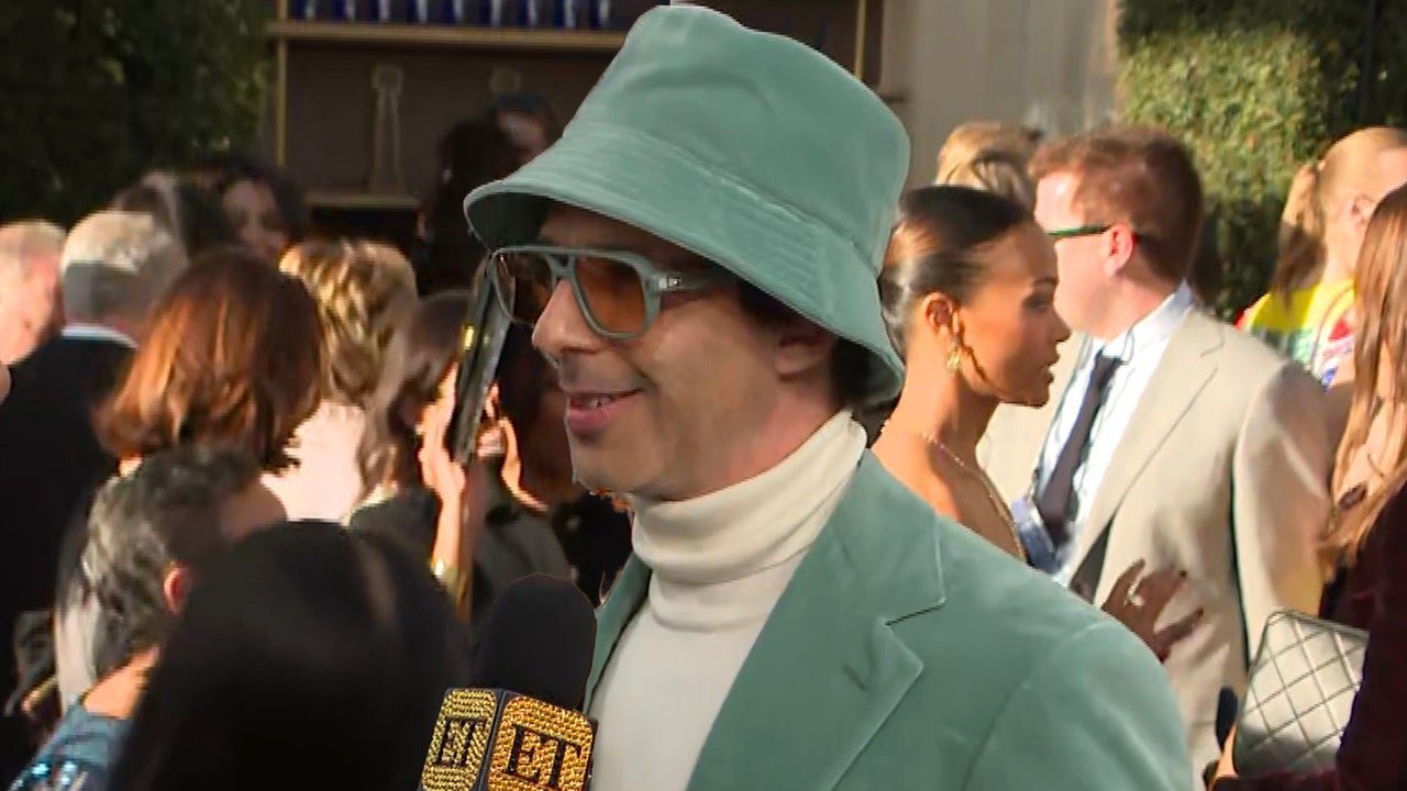 Why Jeremy Strong Wore a Fuzzy Bucket Hat Look at 2024 Golden Globes (Exclusive)