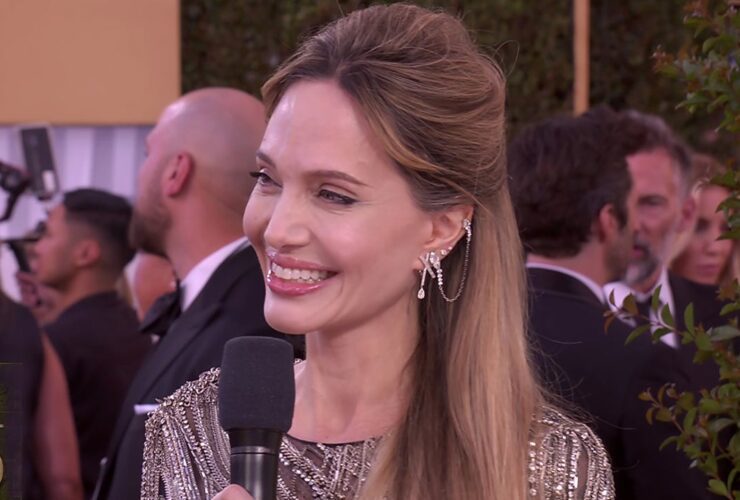 Angelina Jolie Shares New Year Goal as She Steps Out With Zahara for Golden Globes (Exclusive)