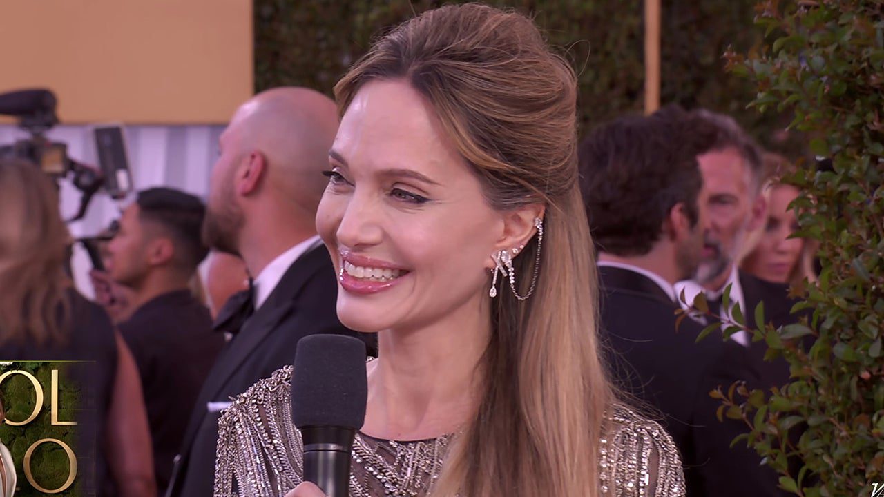 Angelina Jolie Shares New Year Goal as She Steps Out With Zahara for Golden Globes (Exclusive)