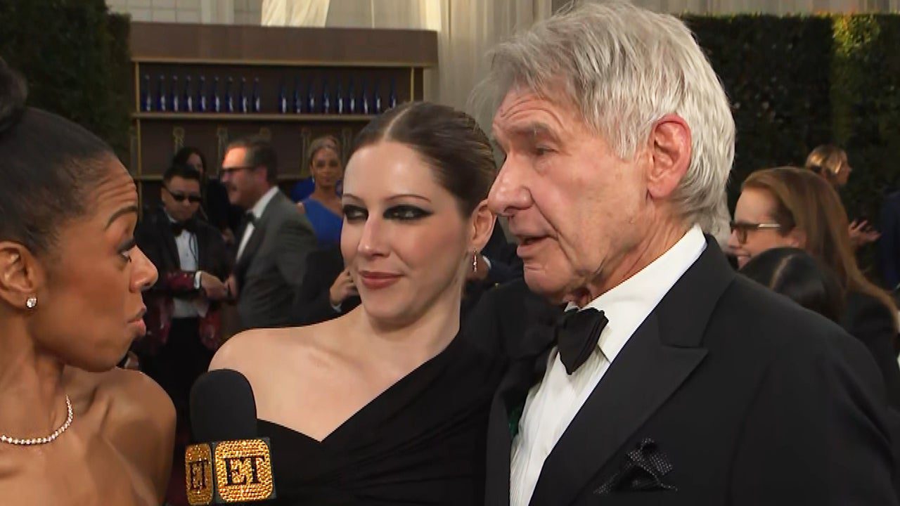 Harrison Ford’s Daughter Georgia Crashes His Golden Globes Interview (Exclusive)