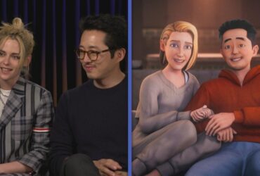 Kristen Stewart and Steven Yeun React to ‘Trippy Romance’ in ‘Love Me’ (Exclusive)