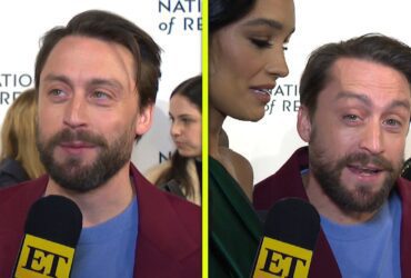 Watch Kieran Culkin’s Hilariously Chaotic Red Carpet Interview (Exclusive)