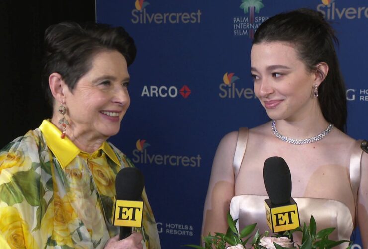 Watch Isabella Rossellini Fan Out Over Mikey Madison Backstage at the PSIFF (Exclusive)