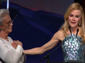 Nicole Kidman Cries Dedicating PSIFF Award to Late Mom