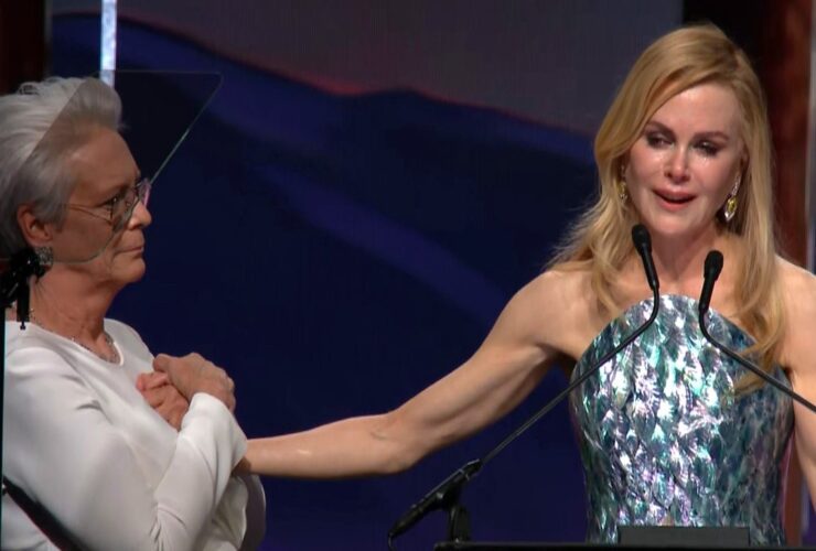 Nicole Kidman Cries Dedicating PSIFF Award to Late Mom