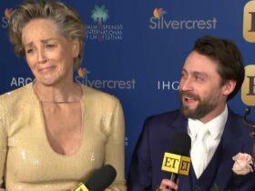 Sharon Stone and Kieran Culkin Can’t Stop Goofing Off Backstage at the PSIFF (Exclusive)