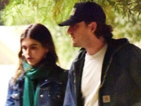 Kaia Gerber and Lewis Pullman Cozy Up on His 32nd Birthday