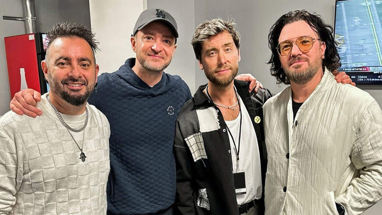 *NSYNC Reunion! JC Chasez, Lance Bass and Chris Kirkpatrick Surprise Justin Timberlake at Concert