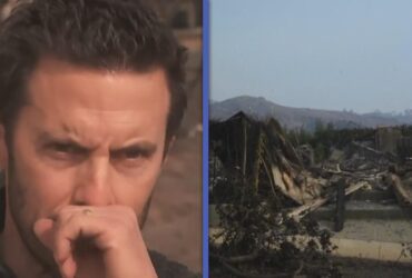 Milo Ventimiglia Tears Up as He Returns to Home Lost in Los Angeles Fires