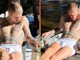 Justin Bieber Strips Down to Underwear During Winter Getaway