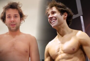 David Dobrik Debuts Shredded Abs After Year-Long Fitness Transformation