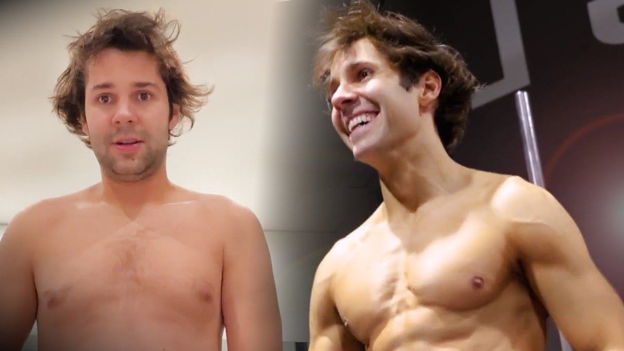 David Dobrik Debuts Shredded Abs After Year-Long Fitness Transformation