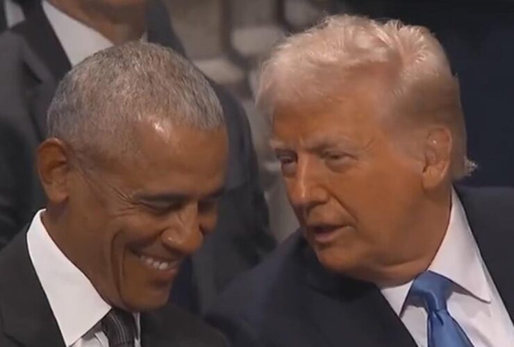 Donald Trump Makes Barack Obama Laugh Over ‘Matter of Importance’ at Jimmy Carter’s Funeral