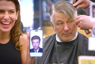 ‘The Baldwins’ Sneak Peek! Hilaria Trolls Alec With ’80s Headshot for Haircut Inspo (Exclusive)