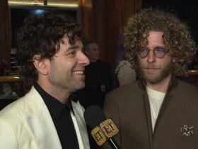 Dawes’ Taylor and Griffin Goldsmith on Giving Back at GRAMMYs After Losing Homes in LA Fires