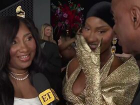 Watch Tems’ Mom Crash Her 2025 GRAMMYs Interview (Exclusive)