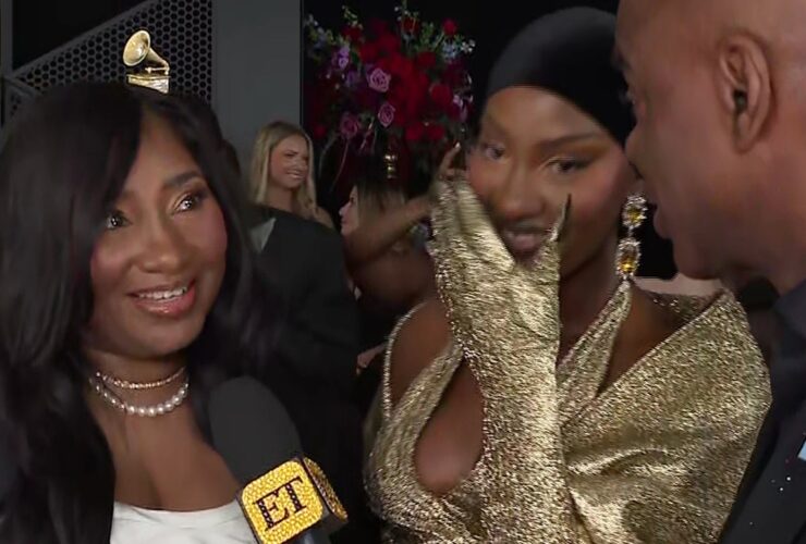 Watch Tems’ Mom Crash Her 2025 GRAMMYs Interview (Exclusive)