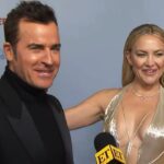 Kate Hudson Crashes Justin Theroux’s Interview at the ‘Running Point’ Premiere (Exclusive)