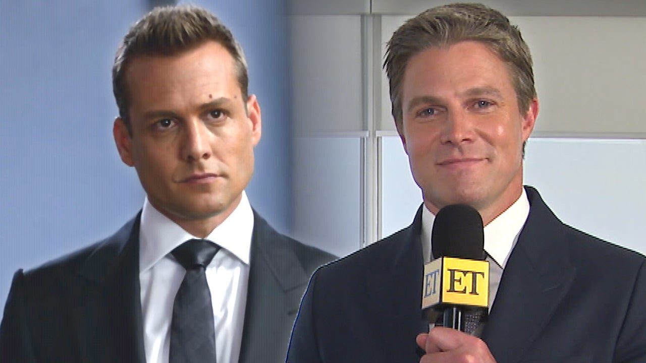 ‘Suits LA’: Behind the Scenes | Stephen Amell Tees Up Harvey Spector’s Return (Exclusive)