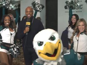 Philadelphia Eagles Mascot Swoop Shows Off Dance Moves Ahead of Super Bowl LIX!