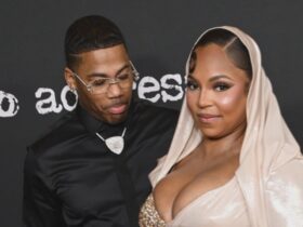 Ashanti Playfully Calls Out Husband Nelly for Staring at Her Cleavage