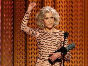 Jane Fonda Makes ‘Woke’ Statement During Life Achievement Award Speech at 2025 SAG Awards