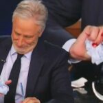 Jon Stewart Shocks Audience With Bloody Hand During ‘Daily Show’ Monologue