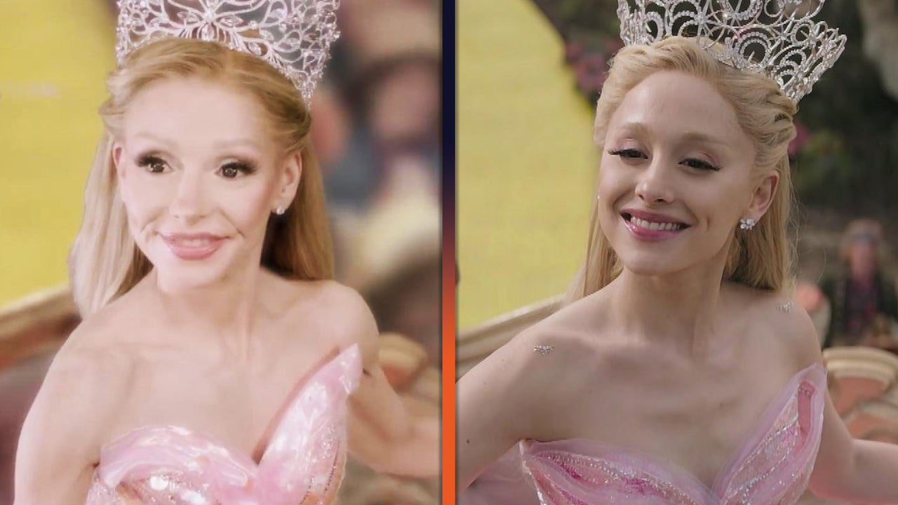 Kelly Ripa Channels Ariana Grande’s Glinda With ‘Wicked’ Transformation