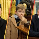 Donald Trump’s Oval Office Desk Temporarily Replaced After Elon Musk’s Son Picks Nose Next to It