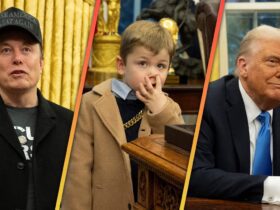 Donald Trump’s Oval Office Desk Temporarily Replaced After Elon Musk’s Son Picks Nose Next to It