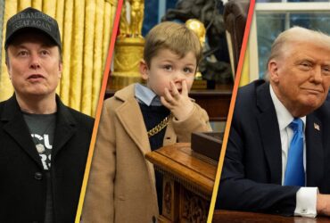 Donald Trump’s Oval Office Desk Temporarily Replaced After Elon Musk’s Son Picks Nose Next to It