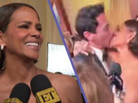 Halle Berry Has ‘Payback’ Moment With Adrien Brody on Oscars Red Carpet (Exclusive)