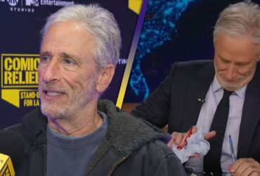 Jon Stewart Gives Update on His Hand After Bloody ‘Daily Show’ Moment (Exclusive)