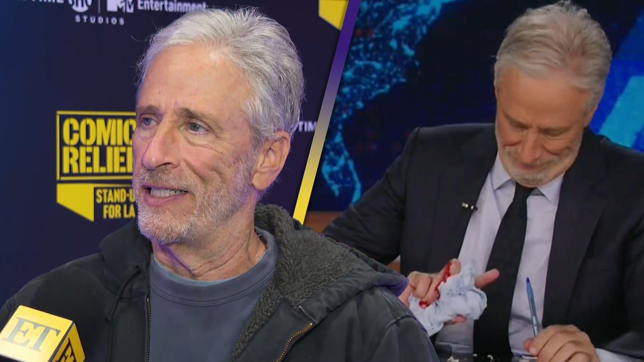 Jon Stewart Gives Update on His Hand After Bloody ‘Daily Show’ Moment (Exclusive)