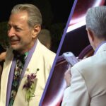 Jeff Goldblum Reacts to Getting Snapped Looking Up Pics of Himself at the Oscars (Exclusive)