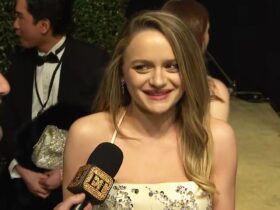 Joey King Has Best Reaction to Taking Shots at the Vanity Fair Oscar Party (Exclusive)