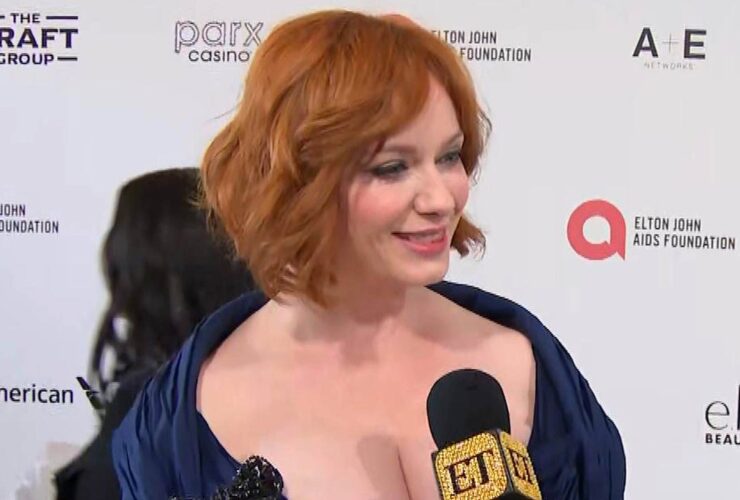 Christina Hendricks Did Her Own Glam for 2025 Oscars Party! (Exclusive)