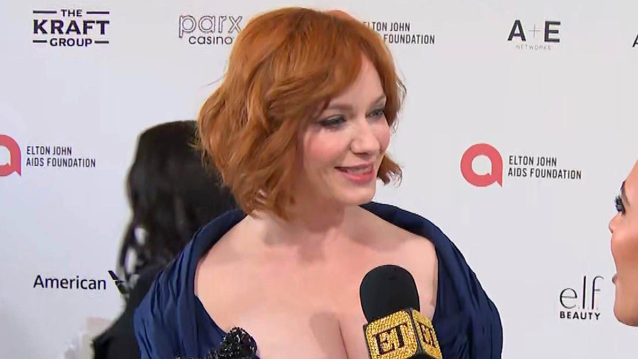 Christina Hendricks Did Her Own Glam for 2025 Oscars Party! (Exclusive)