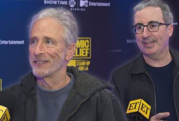 Jon Stewart and John Oliver Reunite for Comic Relief Event Supporting LA Fire Victims (Exclusive)