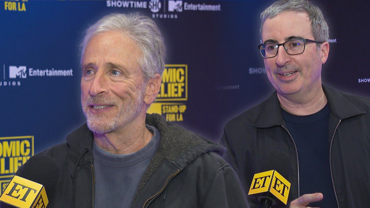 Jon Stewart and John Oliver Reunite for Comic Relief Event Supporting LA Fire Victims (Exclusive)